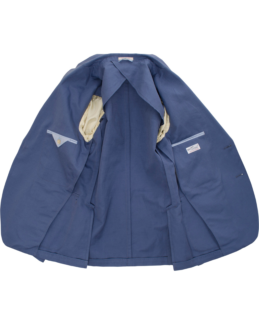 Herre | Dressjakker | GANT Rugger | Canvas Unconstructed Blazer Vintage Blue