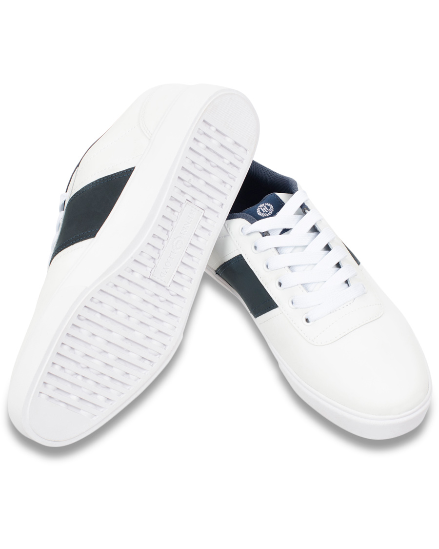 Herre | Henri Lloyd Bandrake Trainer Sneaker White/Navy | Henri-Lloyd | Henri Lloyd Bandrake Trainer Sneaker White/Navy