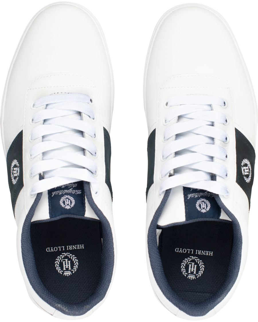 Herre | Henri Lloyd Bandrake Trainer Sneaker White/Navy | Henri-Lloyd | Henri Lloyd Bandrake Trainer Sneaker White/Navy