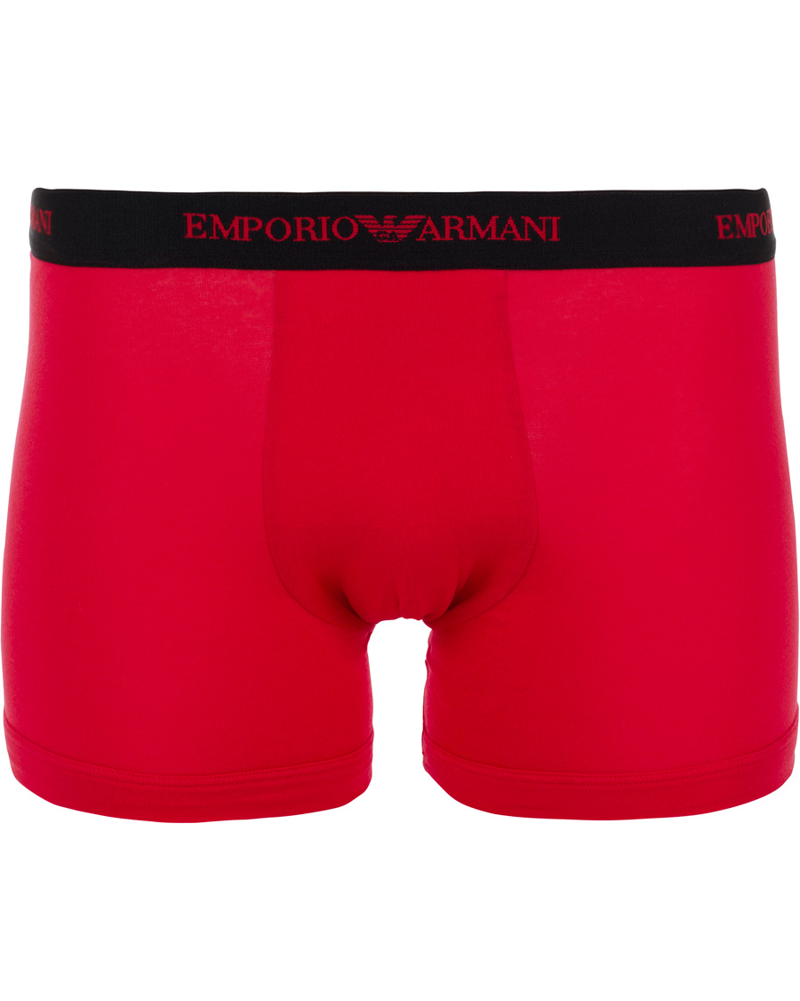 Herre | Undertøy | Emporio Armani | 3-Pack Boxer Stretch Blue/Black/Red