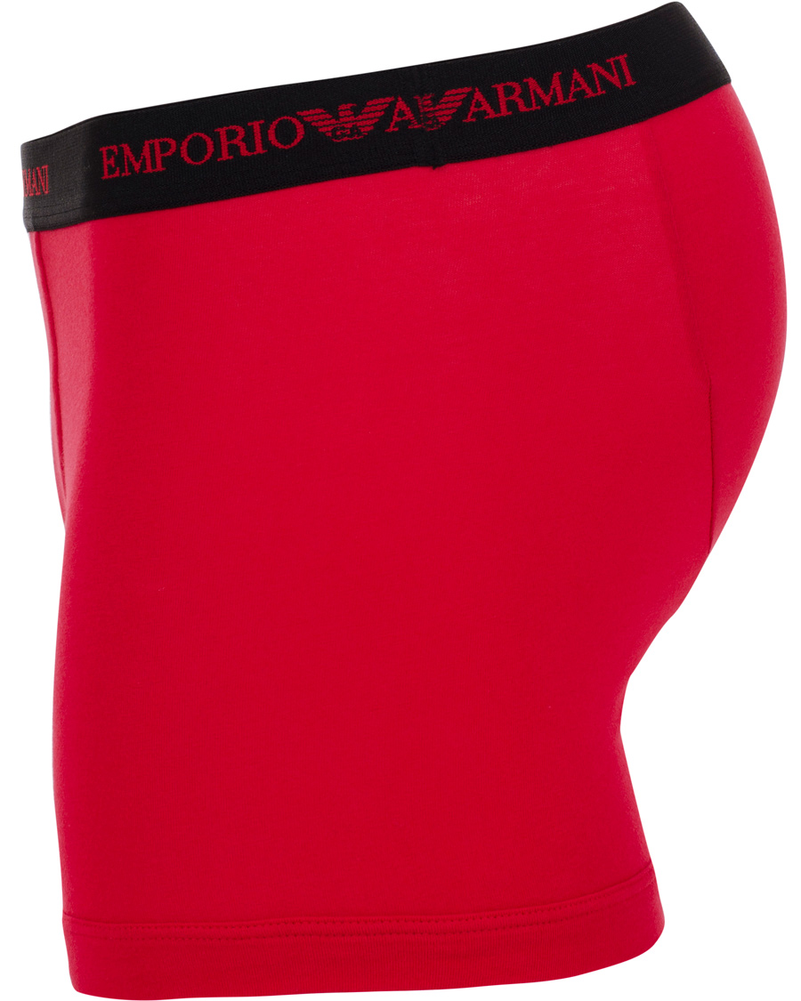 Herre | Undertøy | Emporio Armani | 3-Pack Boxer Stretch Blue/Black/Red