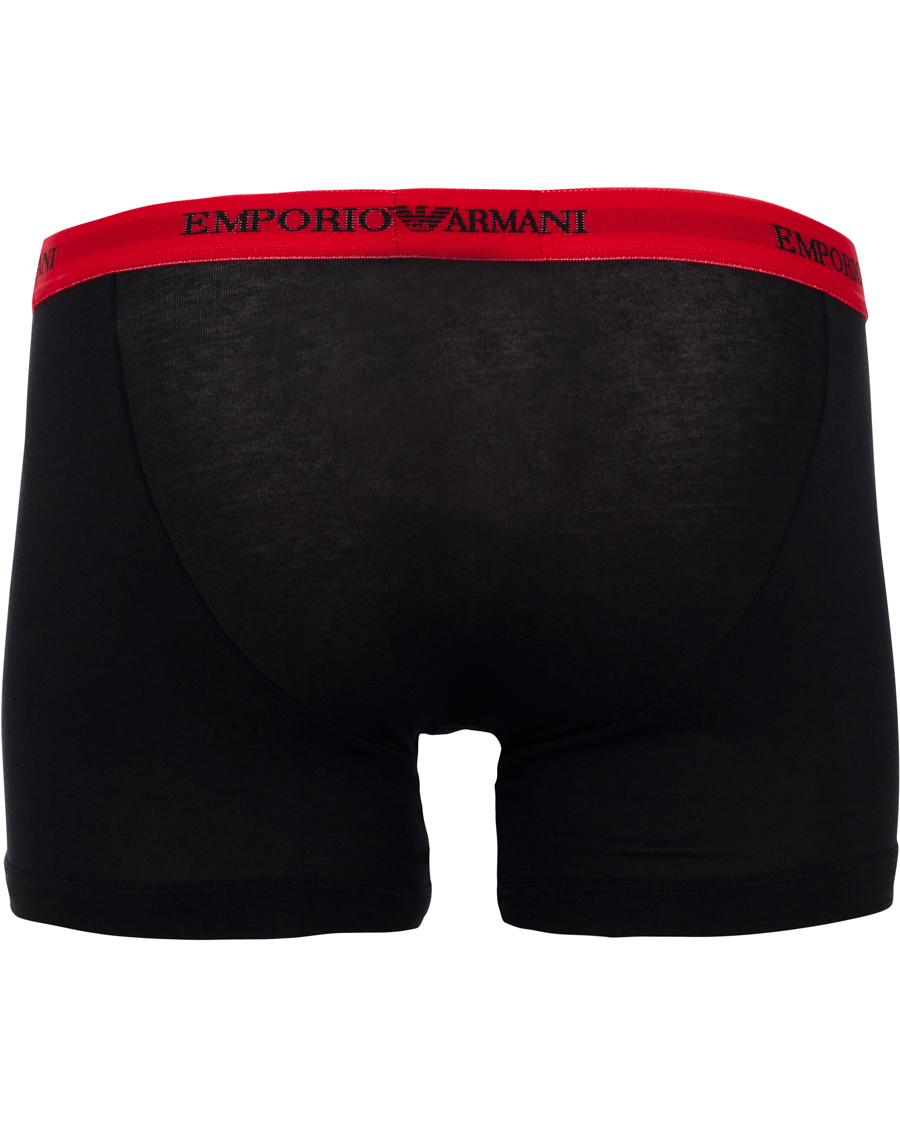 Herre | Undertøy | Emporio Armani | 3-Pack Boxer Stretch Blue/Black/Red