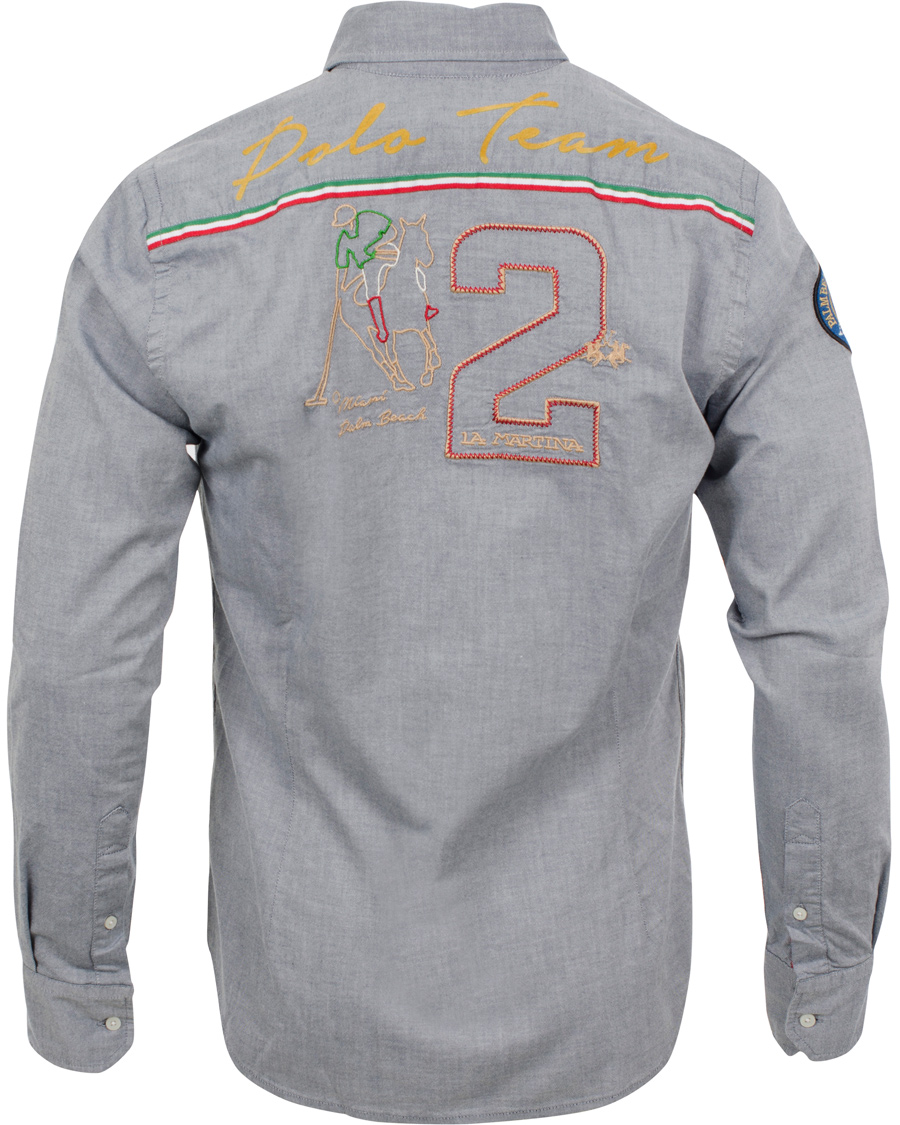 Herre | Skjorter | La Martina | Maserati Oxford Shirt Navy