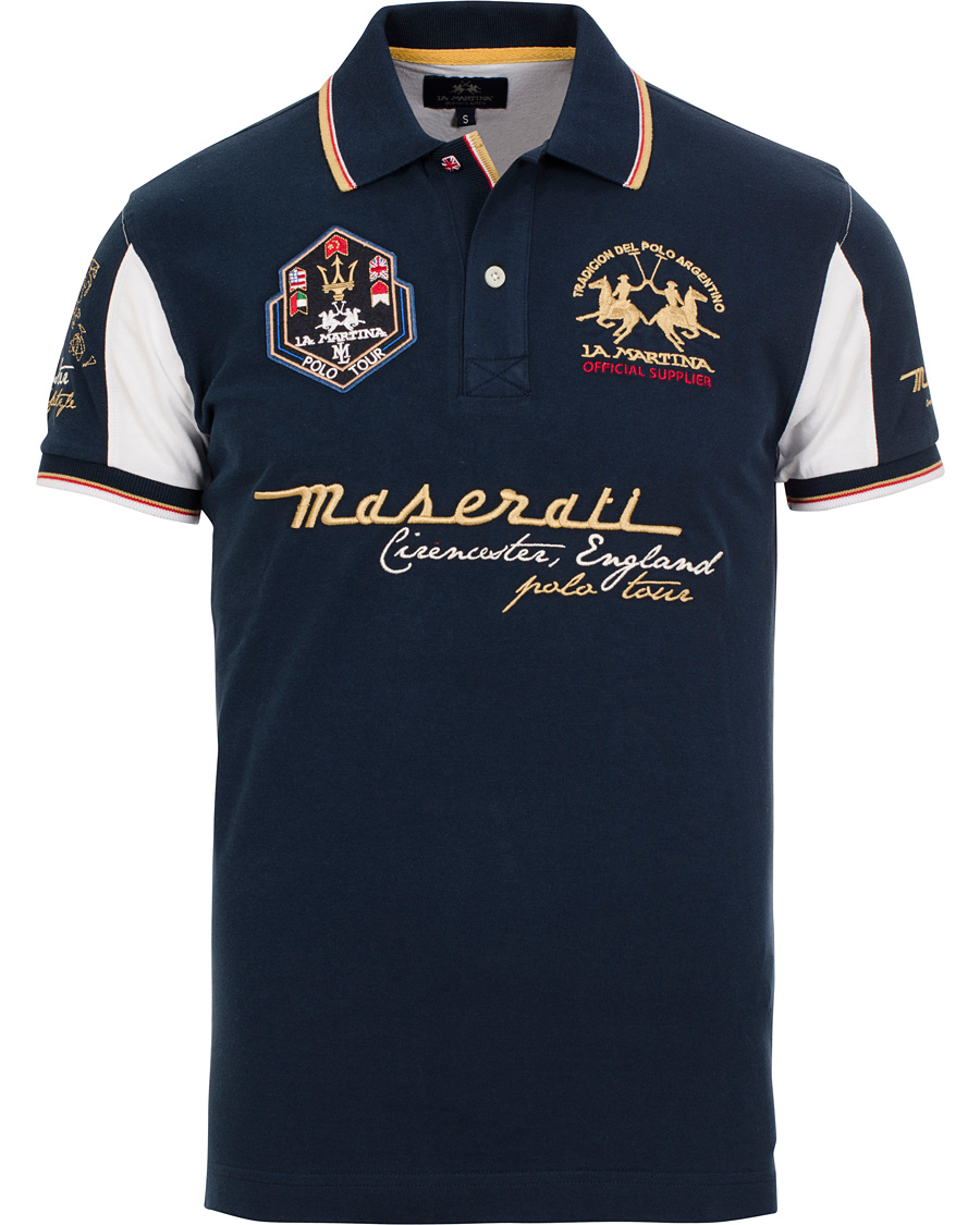 Herre | Pikéer | La Martina | Maserati Piquet Navy