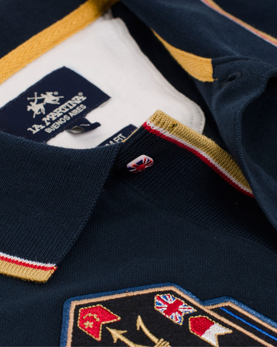 Herre | Pikéer | La Martina | Maserati Piquet Navy