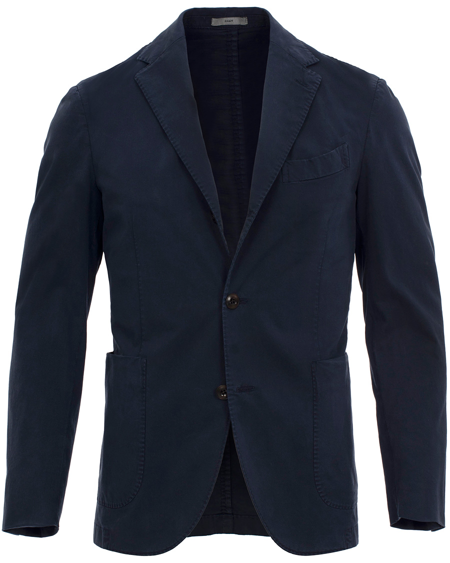 Herre | Dressjakker | Boglioli | Coat Cotton Blazer Navy