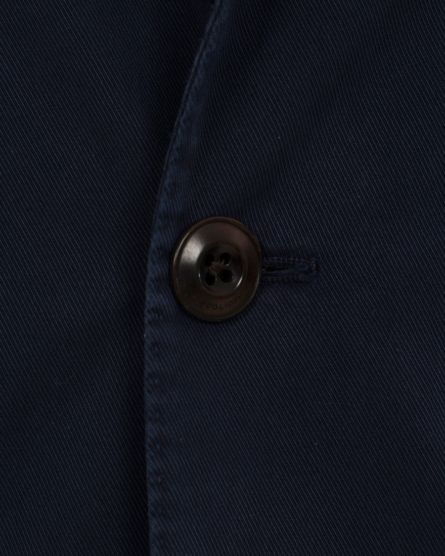 Herre | Dressjakker | Boglioli | Coat Cotton Blazer Navy