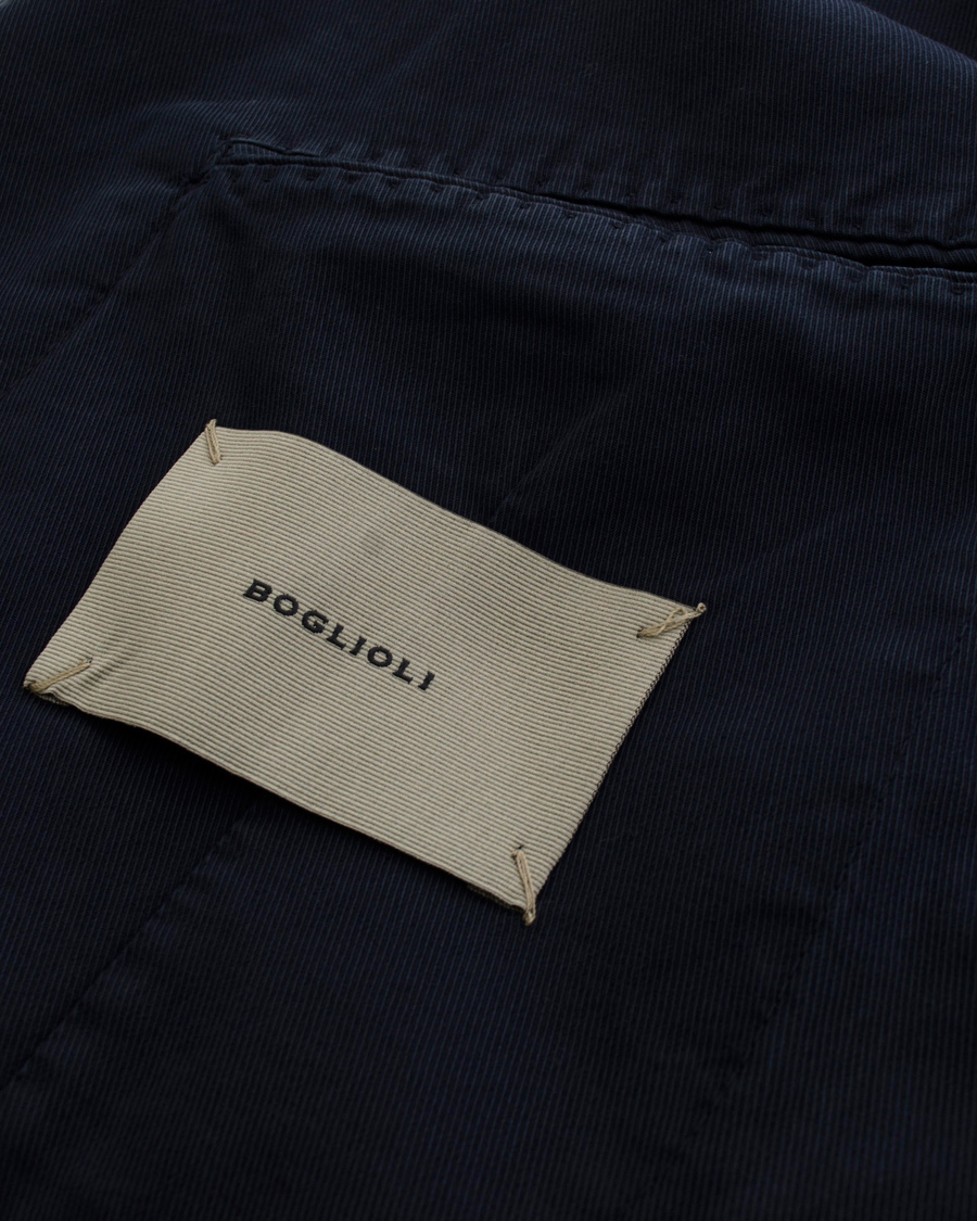 Herre | Dressjakker | Boglioli | Coat Cotton Blazer Navy