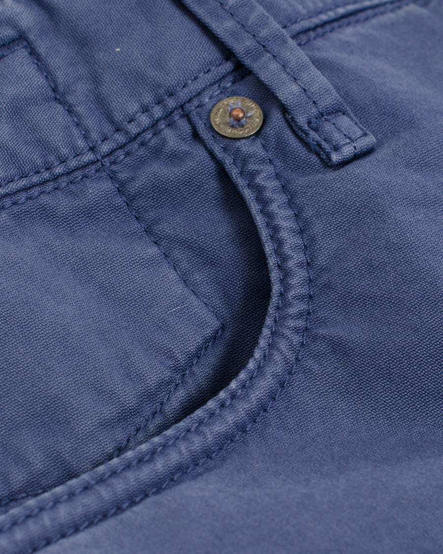 Herre | Bukser | Incotex | 5-Pocket Stretch Pant Blue