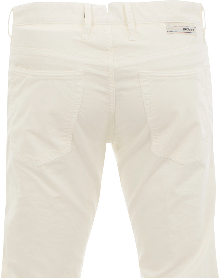 Herre | Bukser | Incotex | 5-Pocket Stretch Pant White
