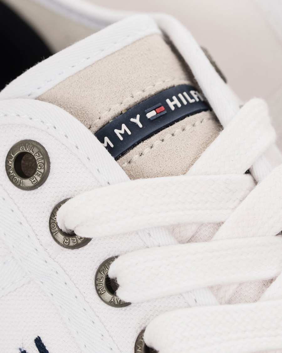 Herre | Tommy Hilfiger Vantage 2D Canvas Sneaker White | Tommy Hilfiger | Vantage 2D Canvas Sneaker White