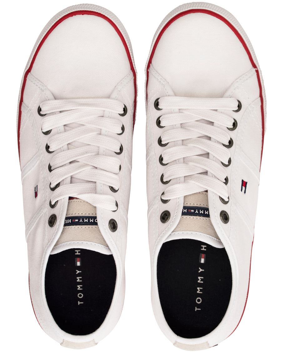 Herre | Tommy Hilfiger Vantage 2D Canvas Sneaker White | Tommy Hilfiger | Vantage 2D Canvas Sneaker White