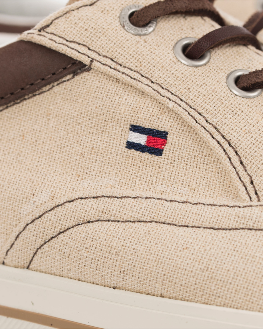 Herre | Tommy Hilfiger Winston 2C Canvas Sneaker Sand | Tommy Hilfiger | Winston 2C Canvas Sneaker Sand