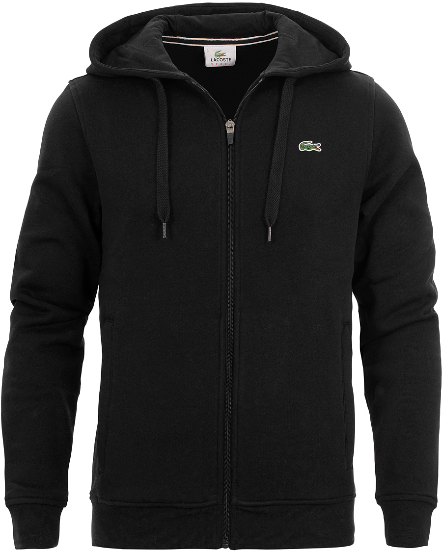 Herre | Gensere | Lacoste | Zip Hood Sweatshirt Black