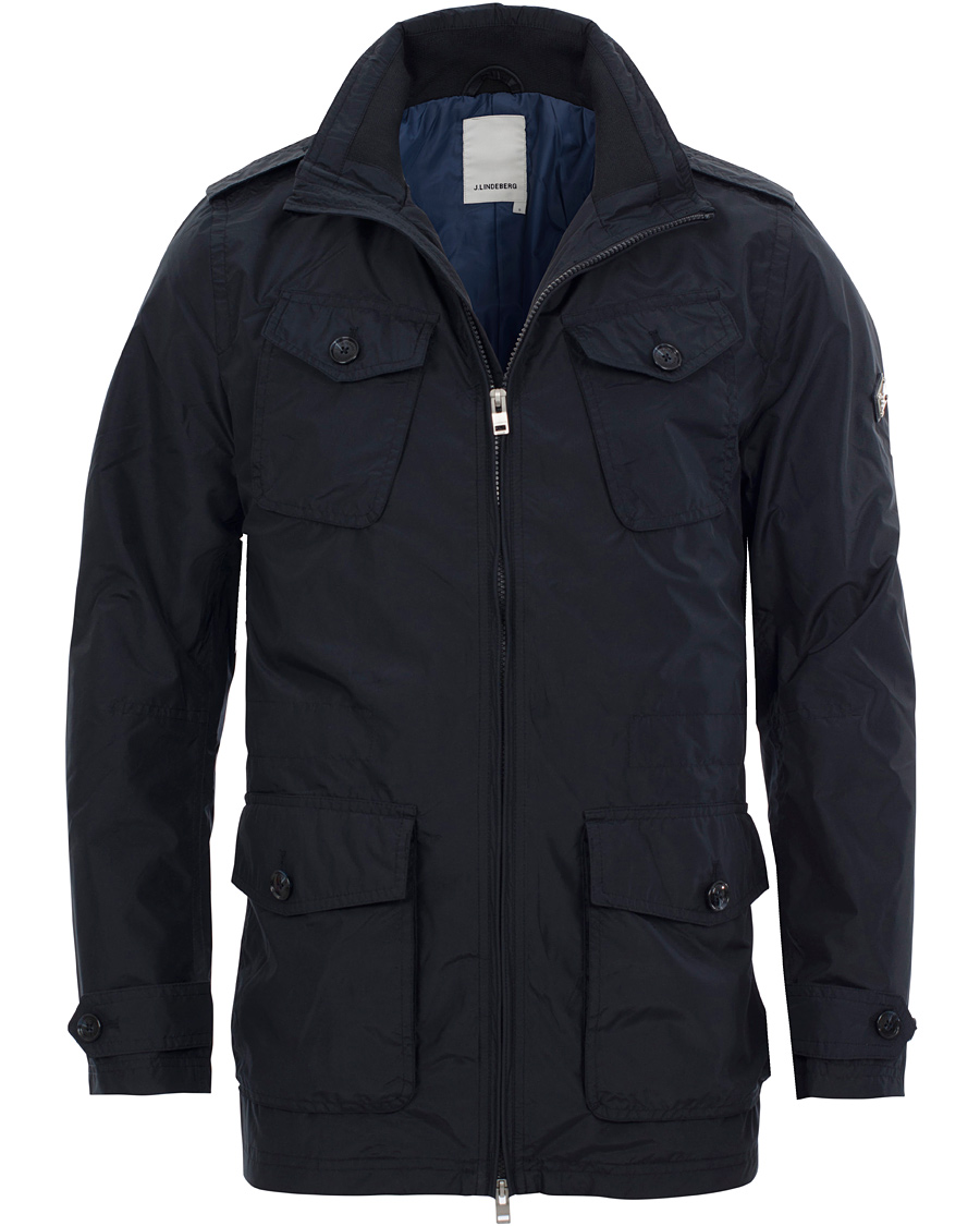Herre | Jakker | J.Lindeberg | Foreman 53 2L Tech Poly Jacket Dark Navy