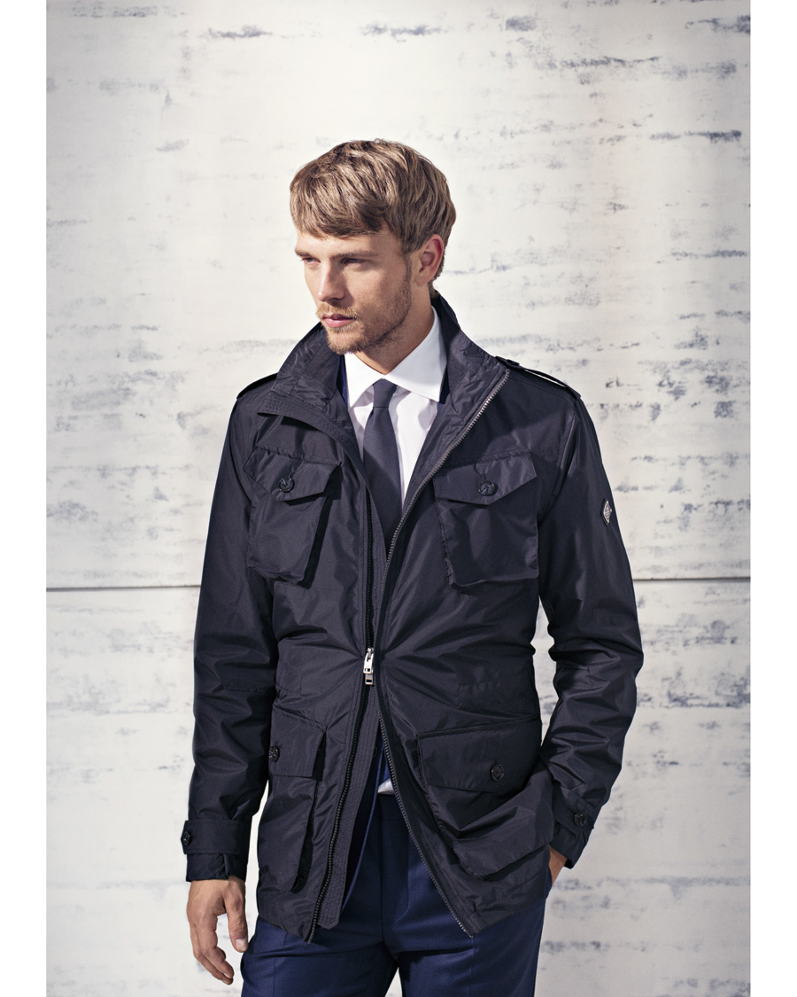 Herre | Jakker | J.Lindeberg | Foreman 53 2L Tech Poly Jacket Dark Navy