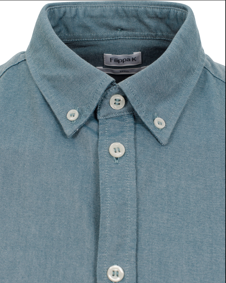 Herre | Skjorter | Filippa K | Paul Oxford Shirt Octane Green