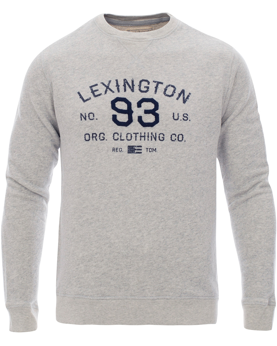 Herre | Gensere | Lexington | Lucas Sweatshirt Light Warm Grey Melange