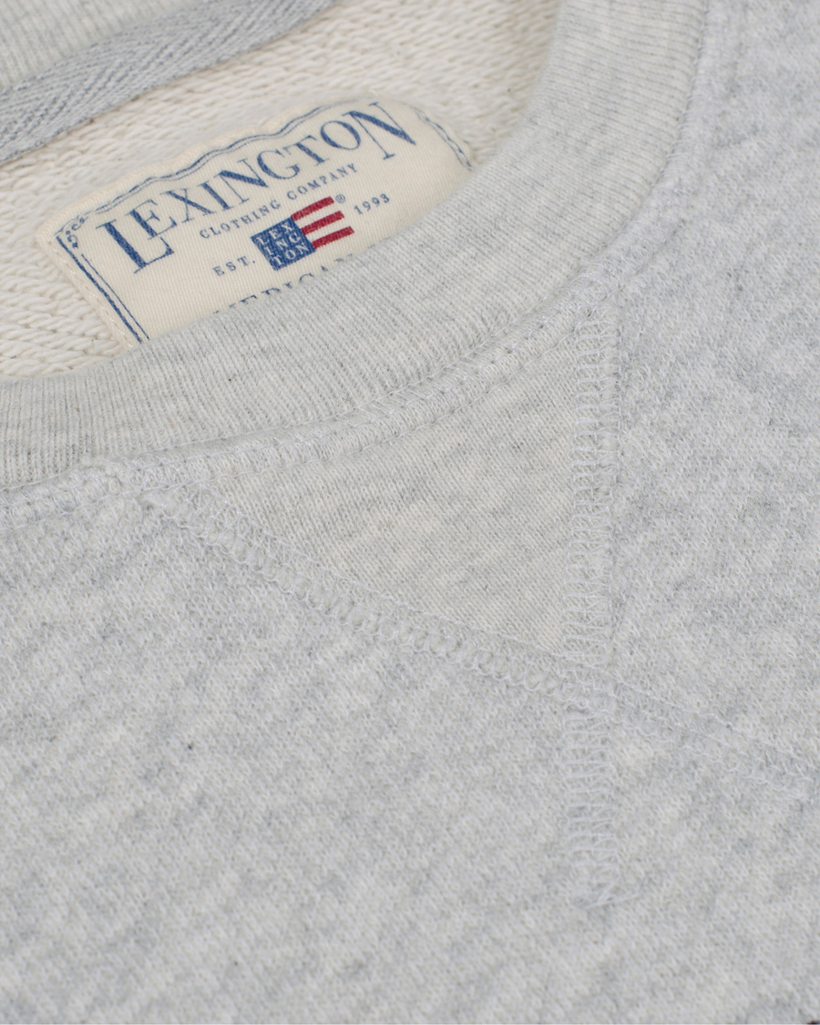 Herre | Gensere | Lexington | Lucas Sweatshirt Light Warm Grey Melange