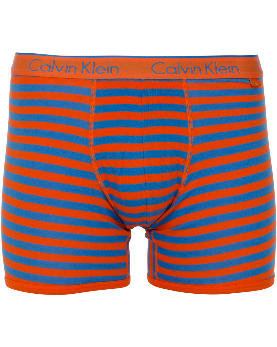 Herre | Undertøy | Calvin Klein | CK One Boxer 2-Pack Blue/Orange Striped