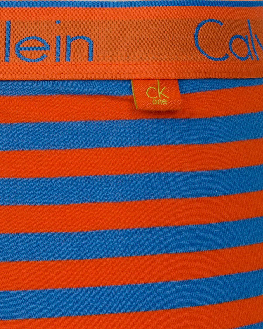 Herre | Undertøy | Calvin Klein | CK One Boxer 2-Pack Blue/Orange Striped