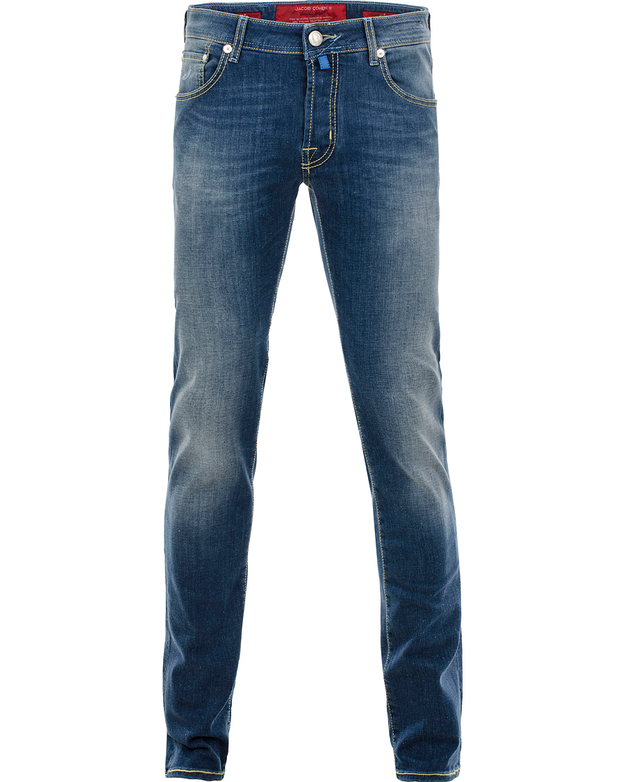 Herre | Jeans | Jacob Cohën | 622 Slim Jeans Light Blue/Light Blue Label