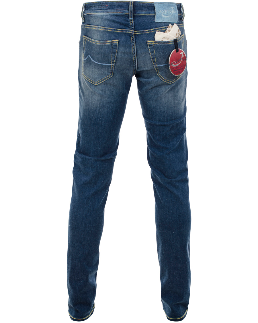 Herre | Jeans | Jacob Cohën | 622 Slim Jeans Light Blue/Light Blue Label
