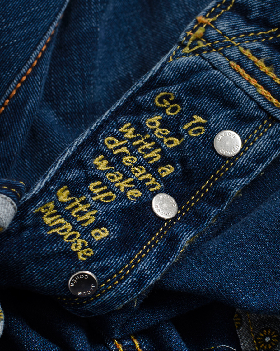 Herre | Jeans | Jacob Cohën | 622 Luxury Edition Jeans Mid Blue/Red Label