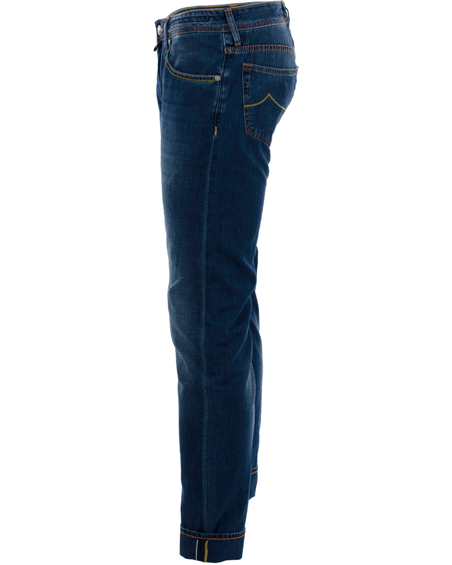 Herre | Jeans | Jacob Cohën | 622 Luxury Edition Jeans Mid Blue/Red Label