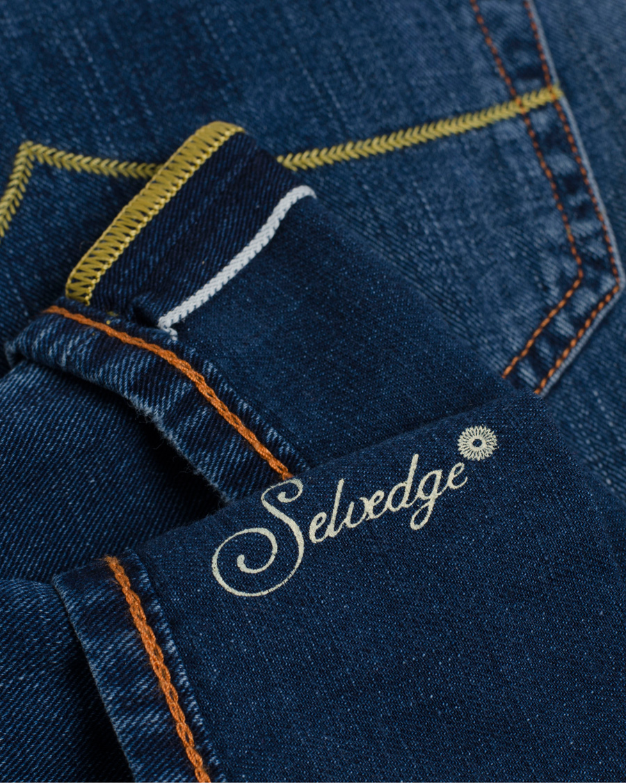 Herre | Jeans | Jacob Cohën | 622 Luxury Edition Jeans Mid Blue/Red Label