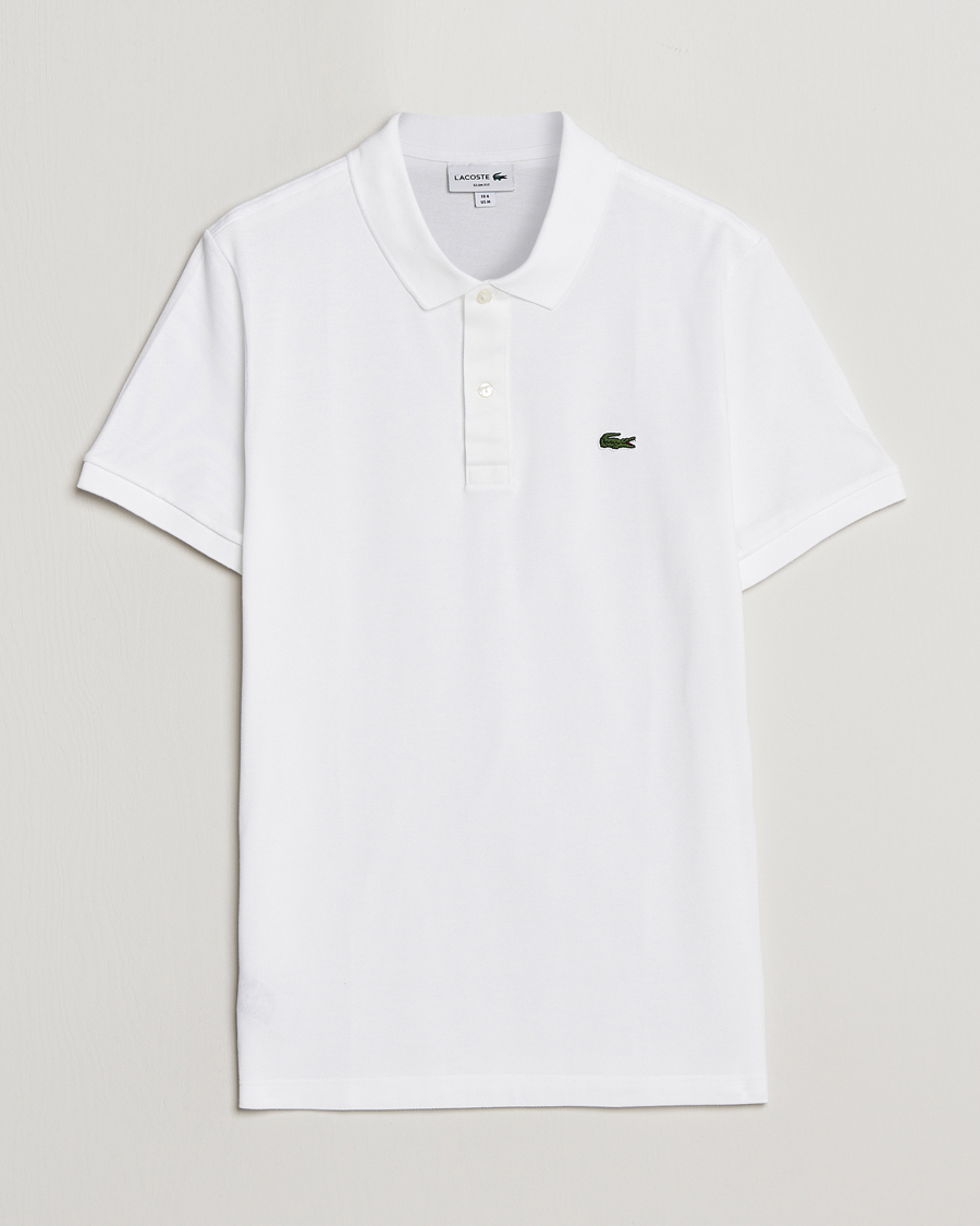 Herre | Pikéer | Lacoste | Slim Fit Polo Piké White