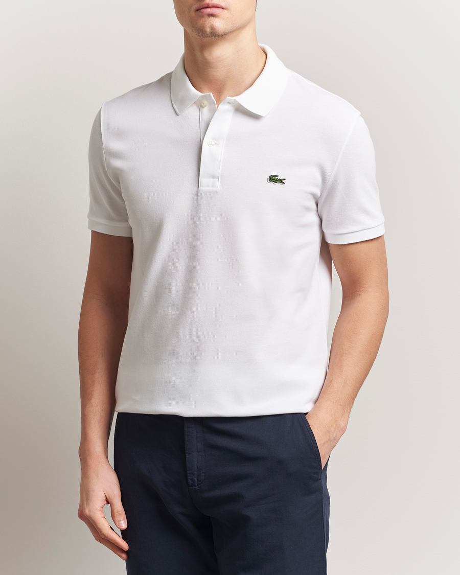 Herre | Lacoste | Lacoste | Slim Fit Polo Piké White