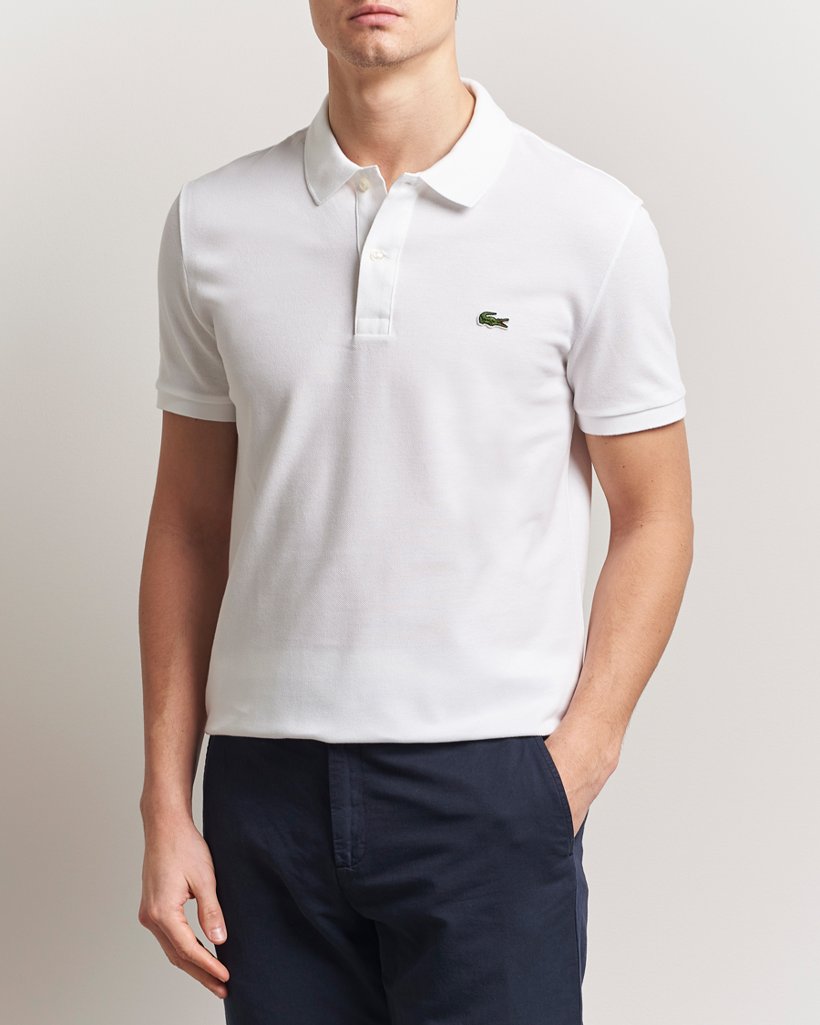 Herre | Pikéer | Lacoste | Slim Fit Polo Piké White