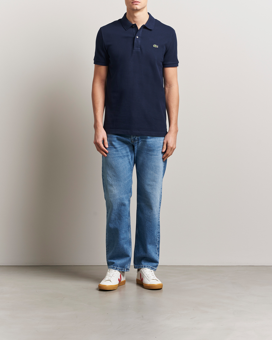Herre | Pikéer | Lacoste | Slim Fit Polo Piké Navy Blue