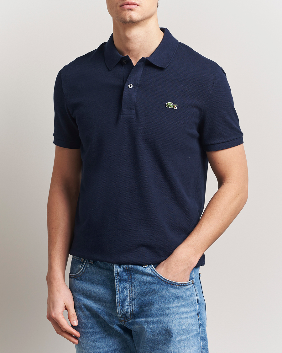 Herre | Kortermet piké | Lacoste | Slim Fit Polo Piké Navy Blue