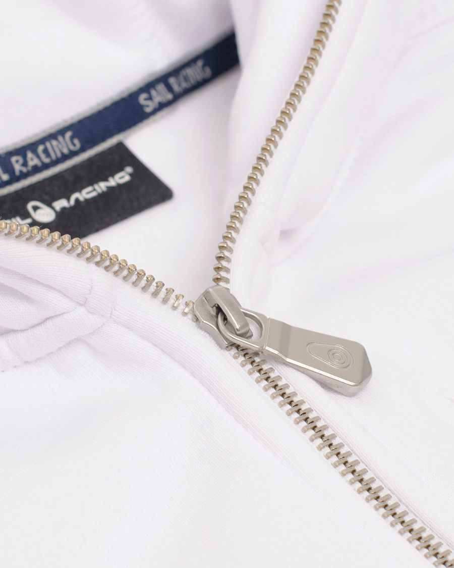 Herre | Gensere | Sail Racing | Zip Hood Sweatshirt White