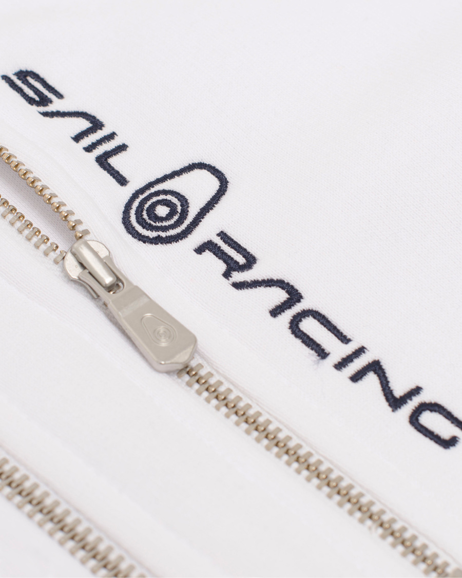 Herre | Gensere | Sail Racing | Zip Hood Sweatshirt White