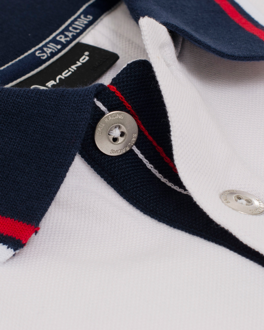 Herre | Pikéer | Sail Racing | Grinder Polo 2 White