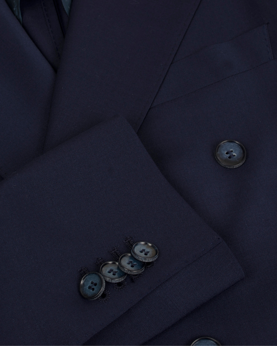 Herre | Dressjakker | Oscar Jacobson | Erik Double Breasted Blazer Napoli Blue