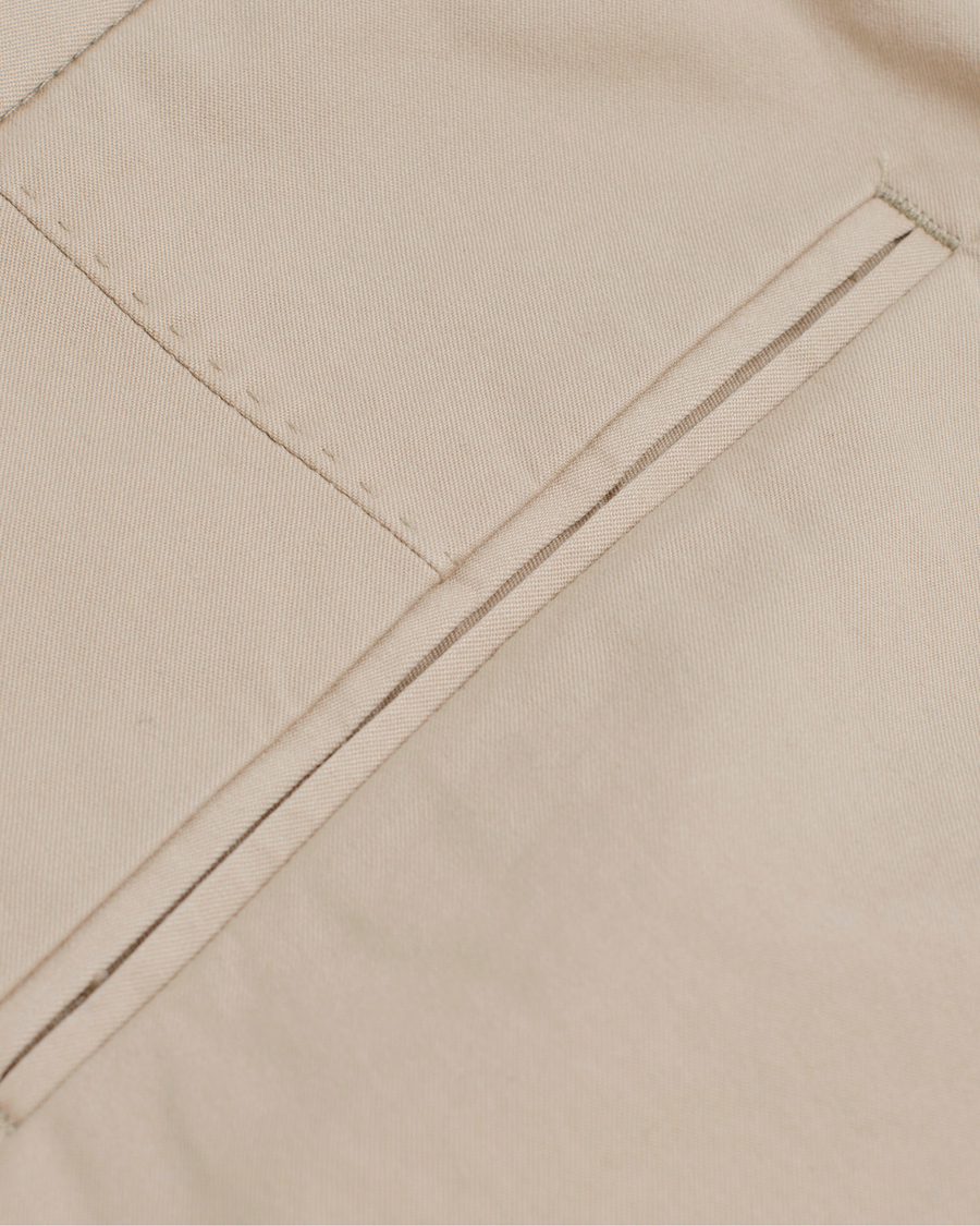Herre | Bukser | Oscar Jacobson | Denzel Stretch Cotton Trousers Beige 52