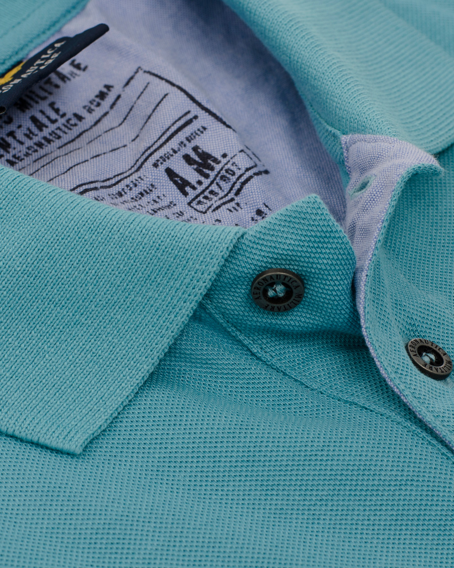 Herre | Pikéer | Aeronautica Militare | PO867 Polo Turquoise