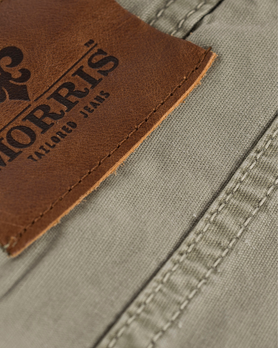 Herre | Bukser | Morris | James Canvas 5-Pocket Washed Olive