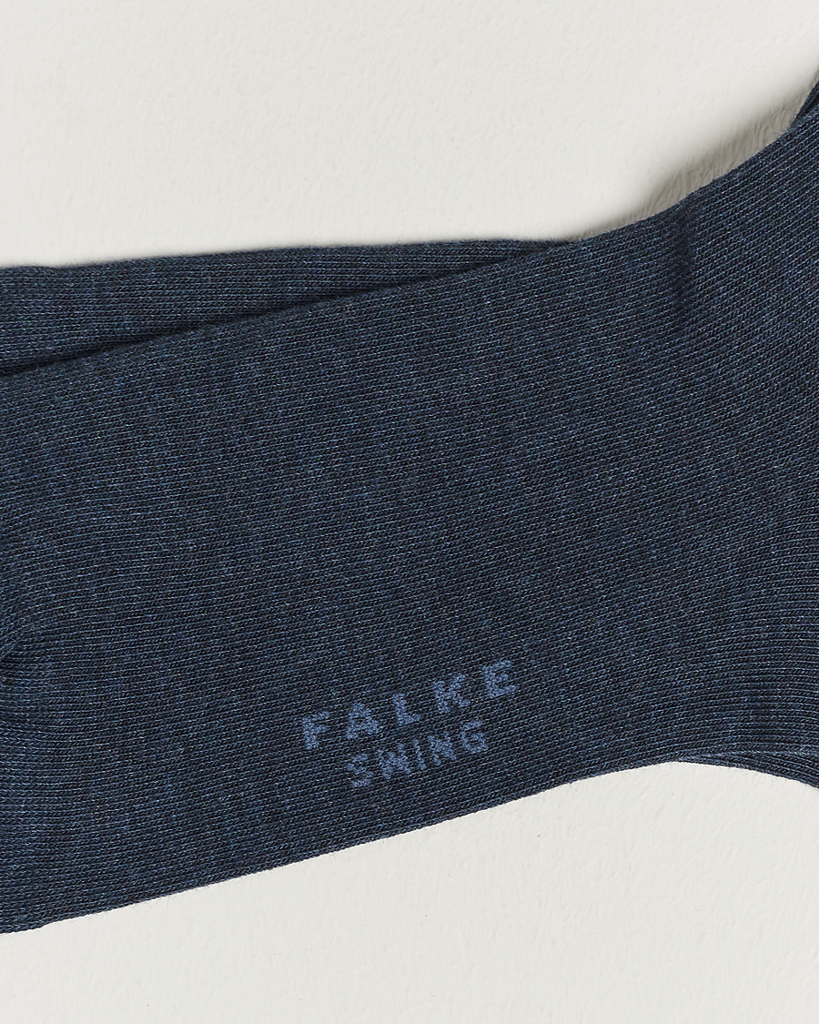 Herre | Klær | Falke | Swing 2-Pack Socks Blue Melange