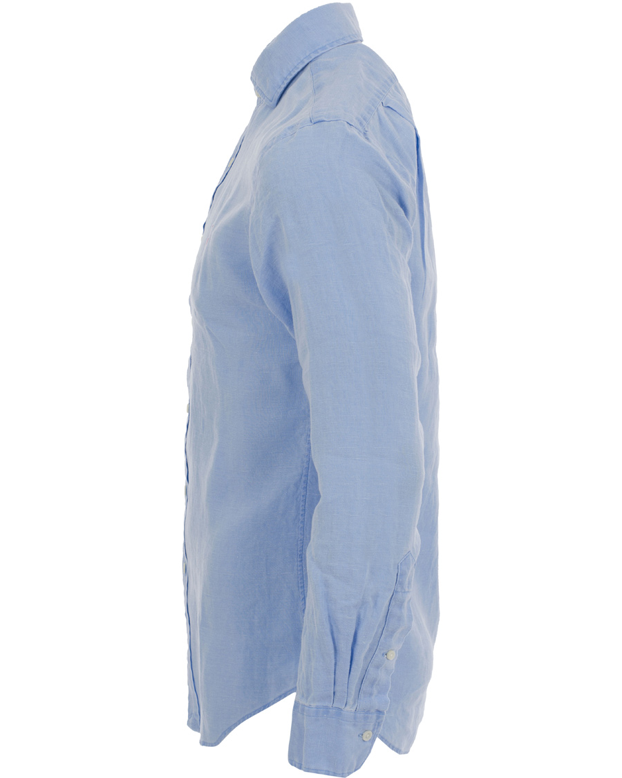 Herre | Skjorter | Polo Ralph Lauren | Slim Fit Estate Linen Shirt Blue