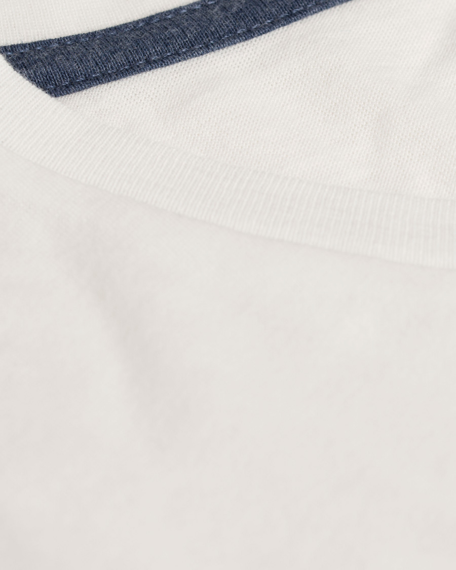 Herre | T-Shirts | GANT | Stars/Stripes T-shirt Eggshell