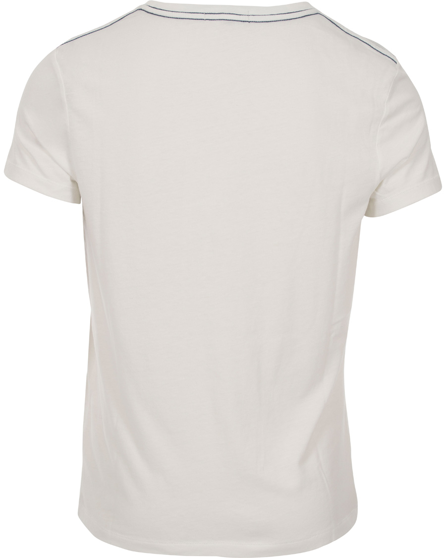 Herre | T-Shirts | GANT | Stars/Stripes T-shirt Eggshell