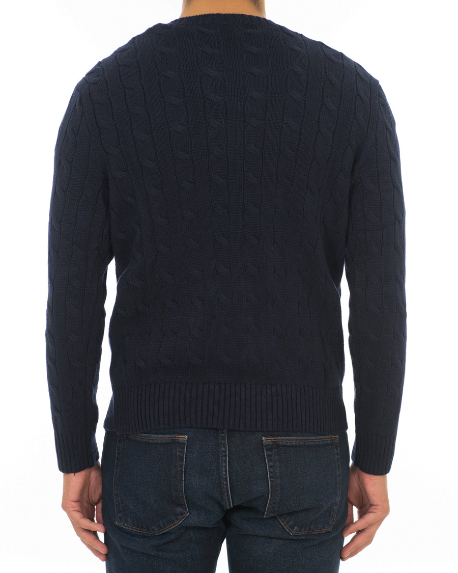 Herre | Gensere | Polo Ralph Lauren | Cotton Cable Crew Neck Hunter Navy