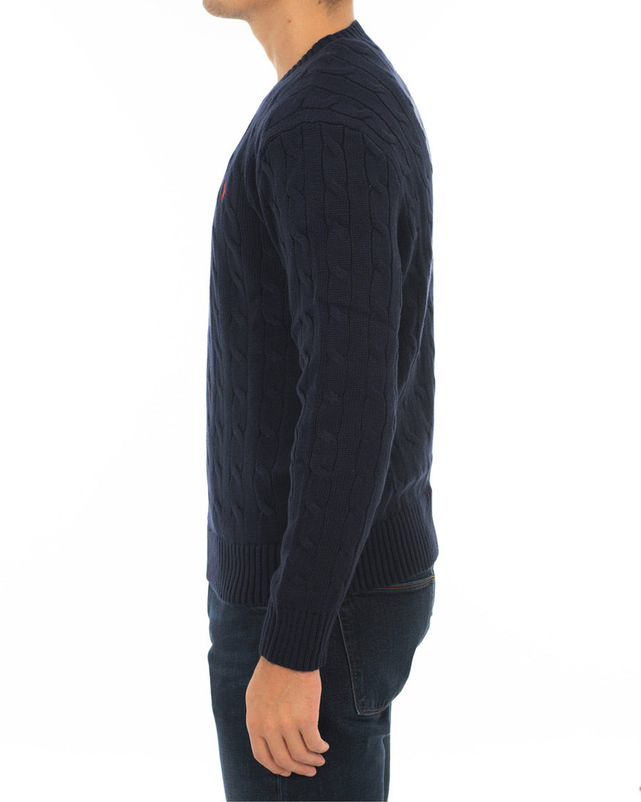 Herre | Gensere | Polo Ralph Lauren | Cotton Cable Crew Neck Hunter Navy