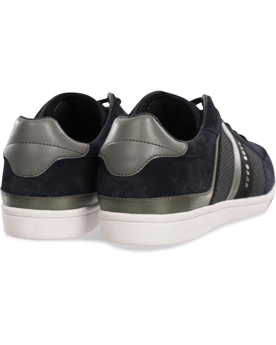 Herre | BOSS Athleisure Eldorado Suede Sneaker Navy | BOSS GREEN | BOSS Athleisure Eldorado Suede Sneaker Navy
