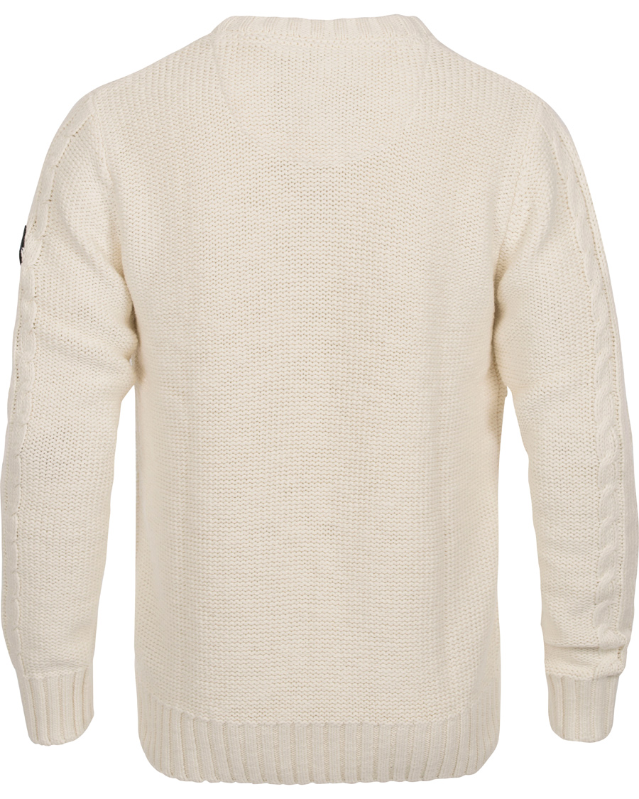 Herre | Gensere | Morris | Norfolk Cable Knit Off White
